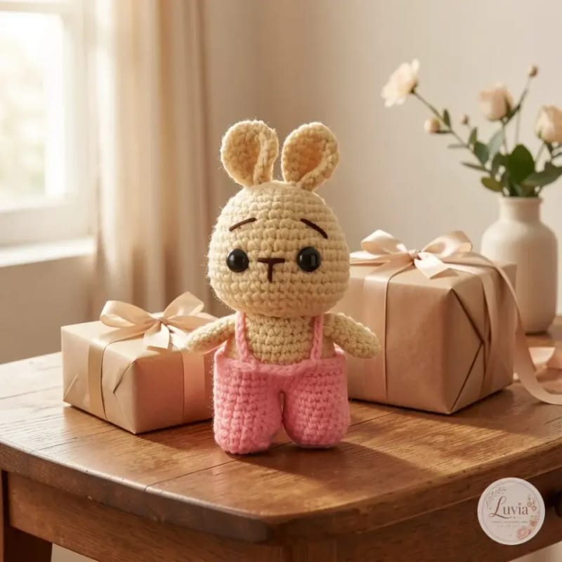 Cute Bunny — handmade crochet from the Toys collection by Luvia Creations